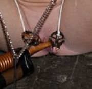 naked bondagercher lariat rope swing kayla synz rope