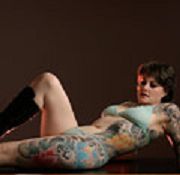 bondage tatoos blonde goth girl clipart goth