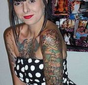 tattoed rock girl willibald goth cover goth fucking